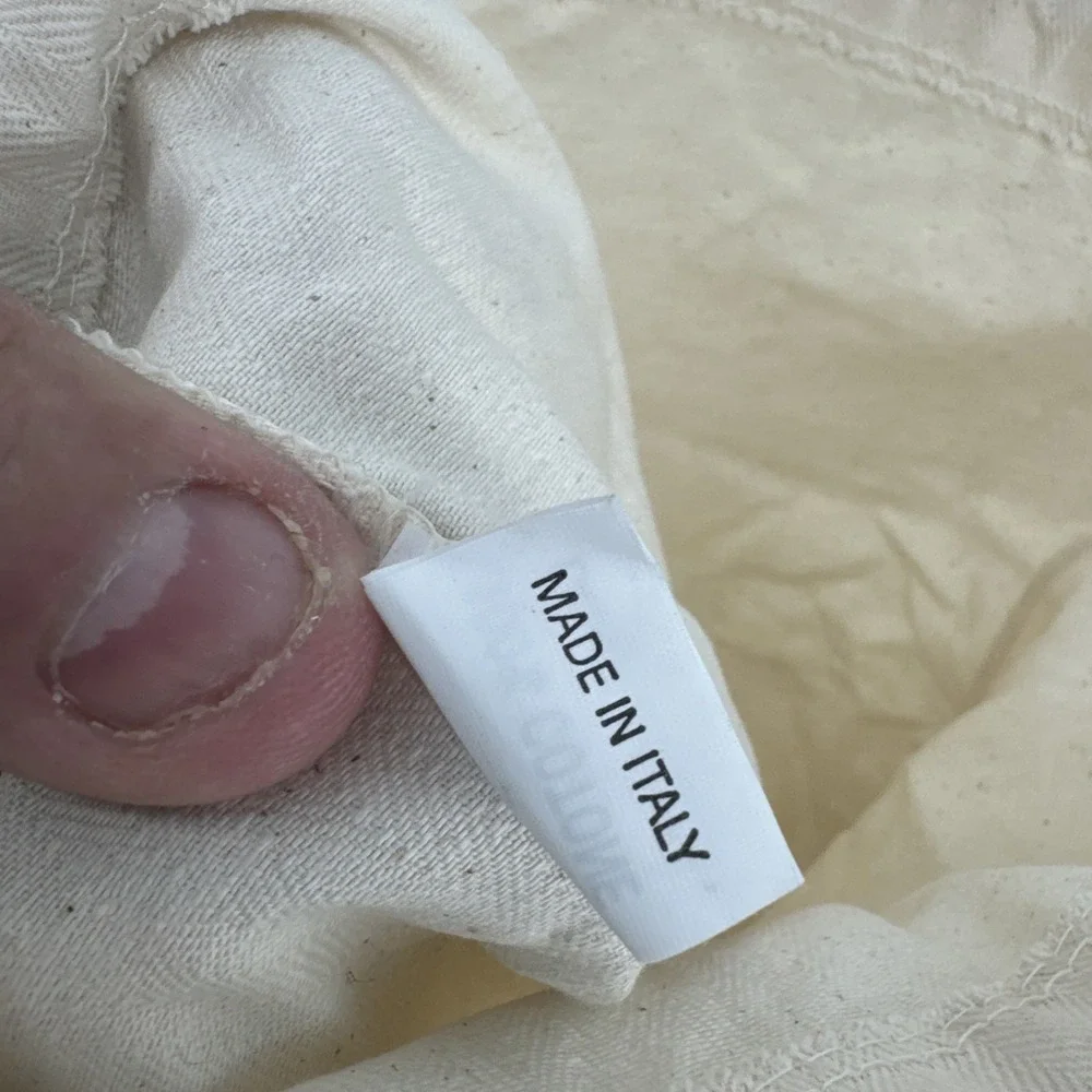 Loro Piana Open Walk Italy Shoe Dust Bag 2 Cotton 15